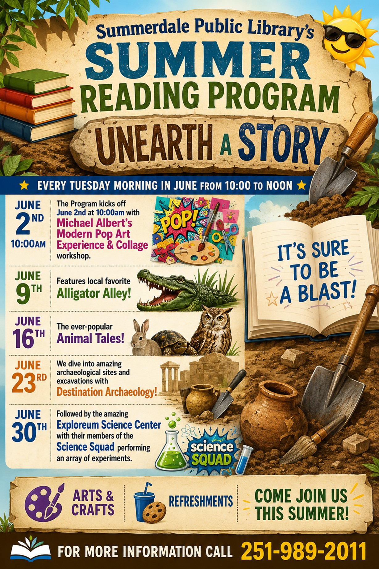 Summer Reading Program 2026 - Unearth a Story